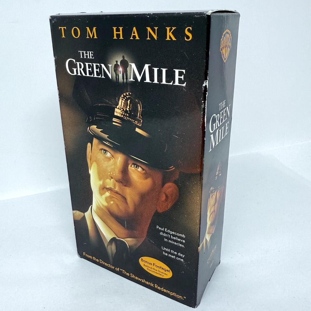The Green Mile 1999 2 VHS Tapes Crime Movie Tom Hanks Michael Clarke Duncan